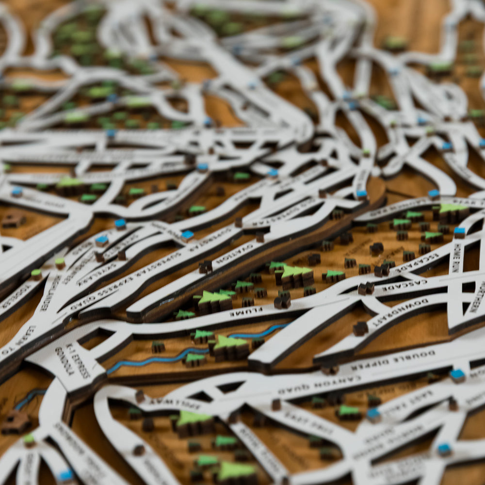 
                  
                    Killington - Vermont Wooden Winter Map
                  
                
