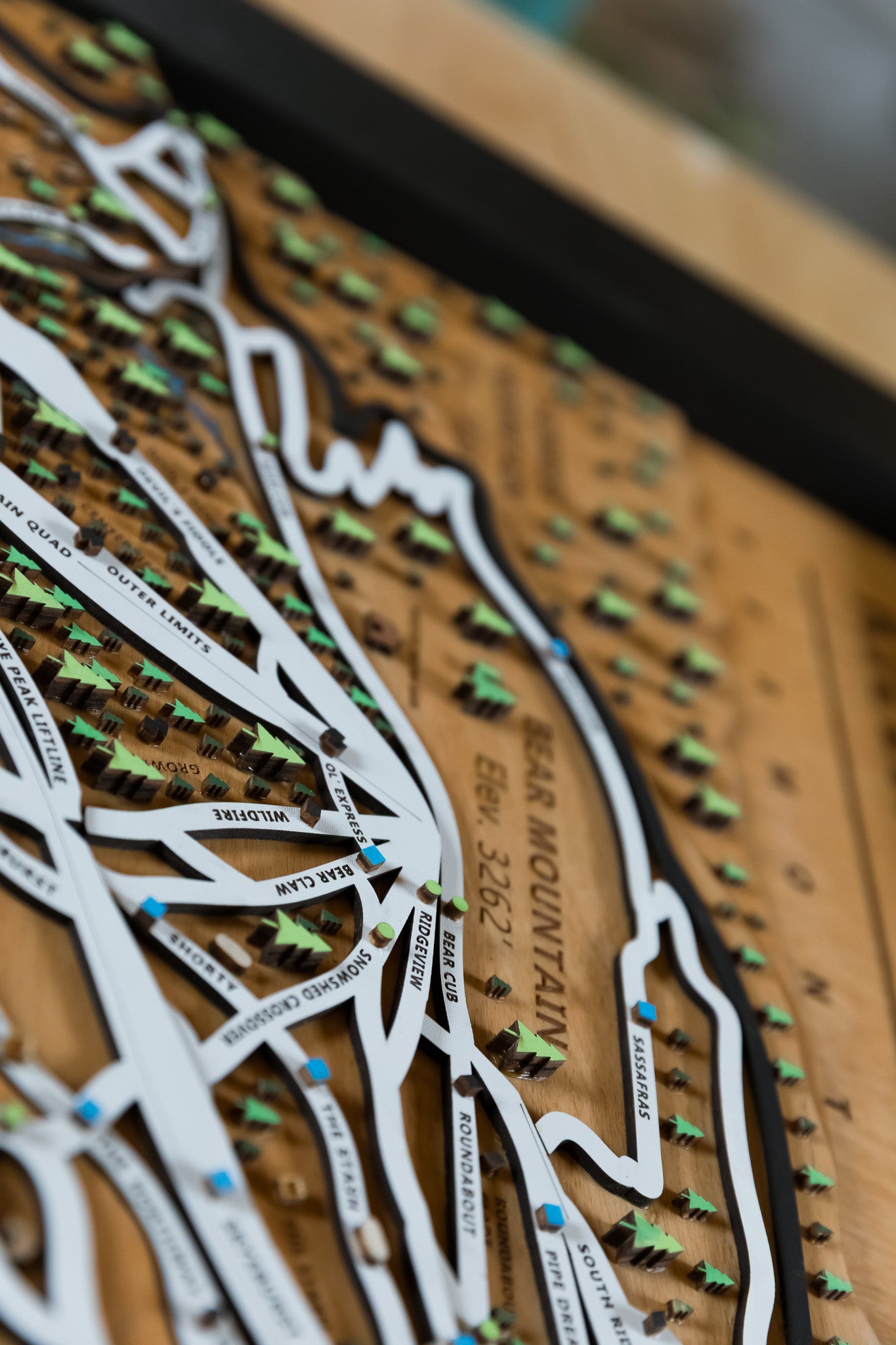 
                  
                    Killington - Vermont Wooden Winter Map
                  
                