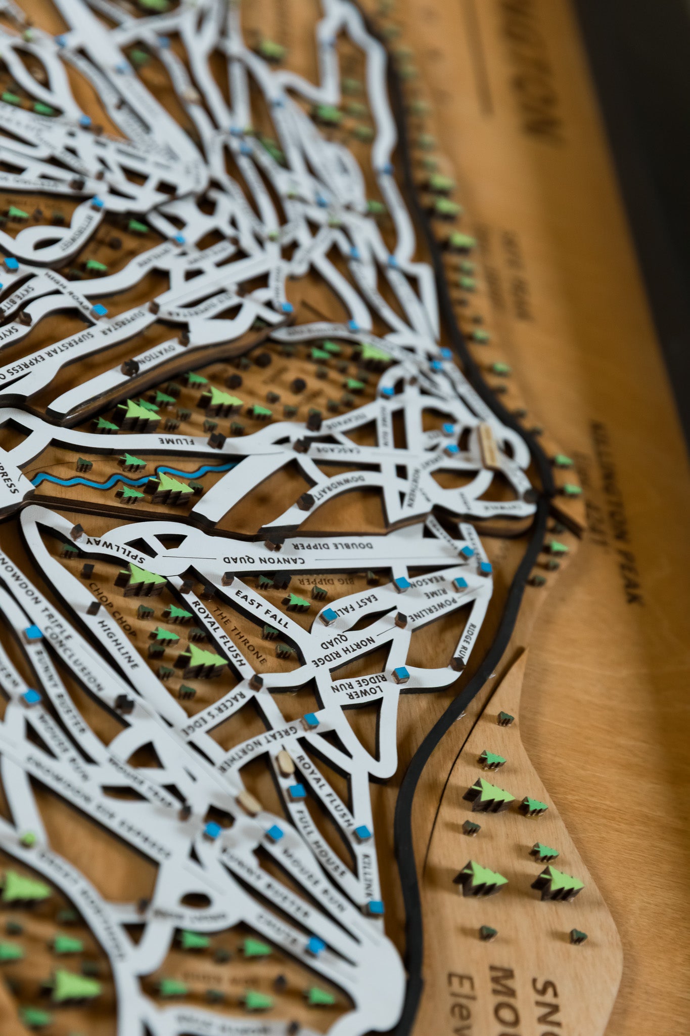 
                  
                    Killington - Vermont Wooden Winter Map
                  
                