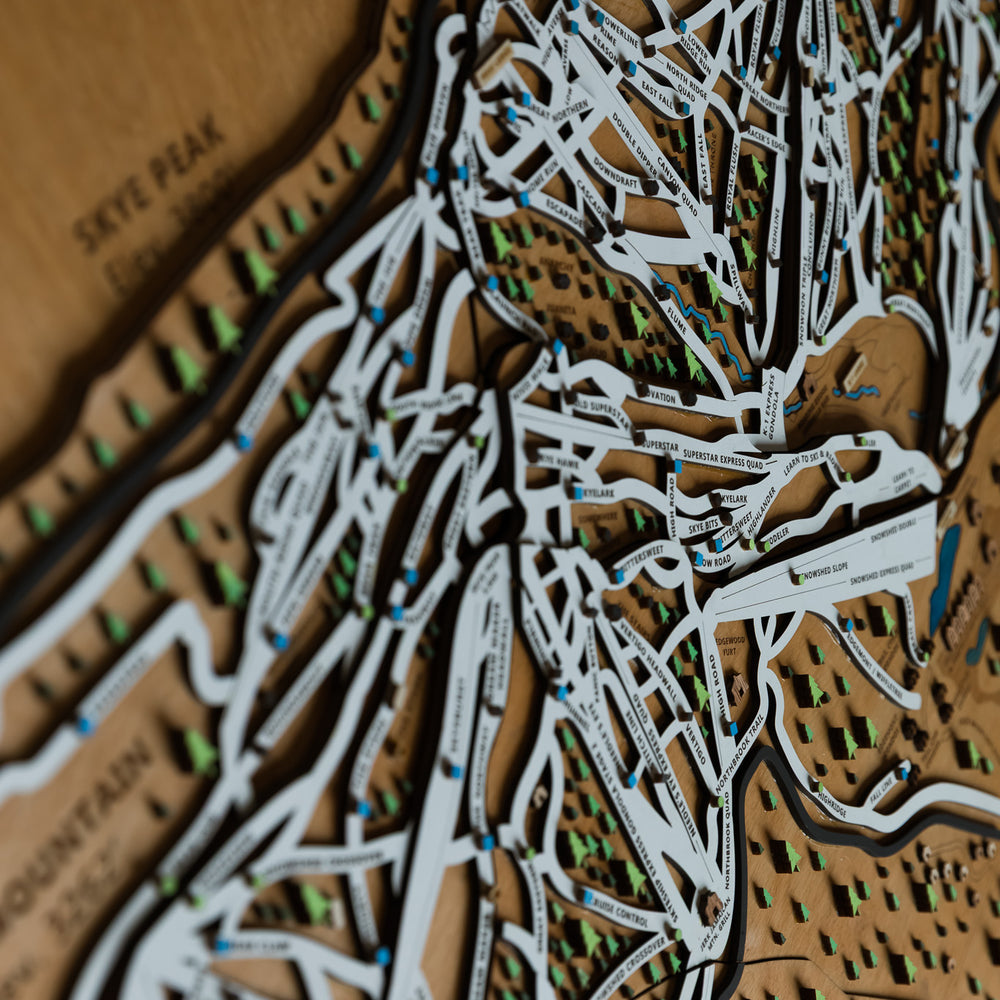
                  
                    Killington - Vermont Wooden Winter Map
                  
                