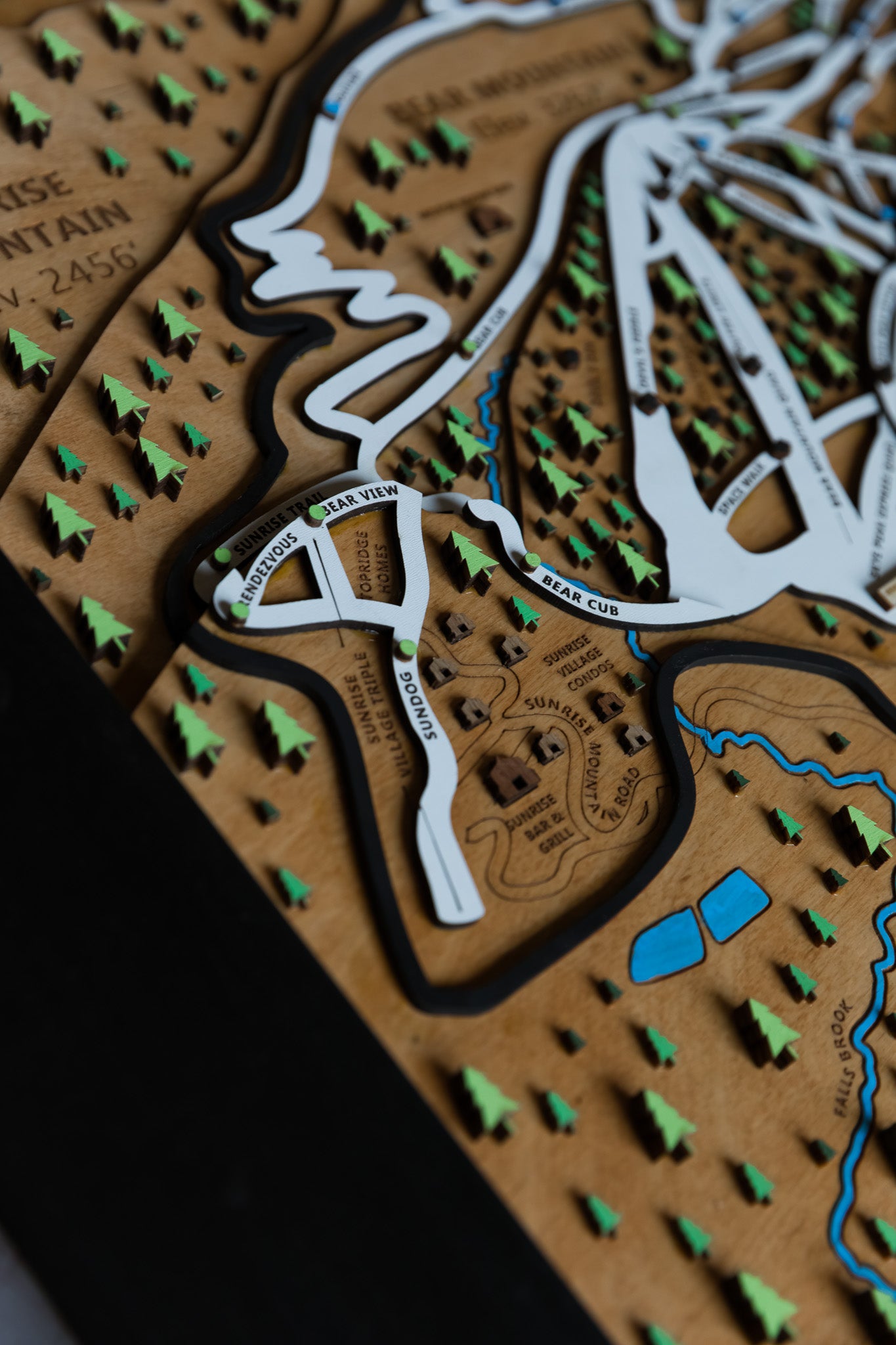 
                  
                    Killington - Vermont Wooden Winter Map
                  
                