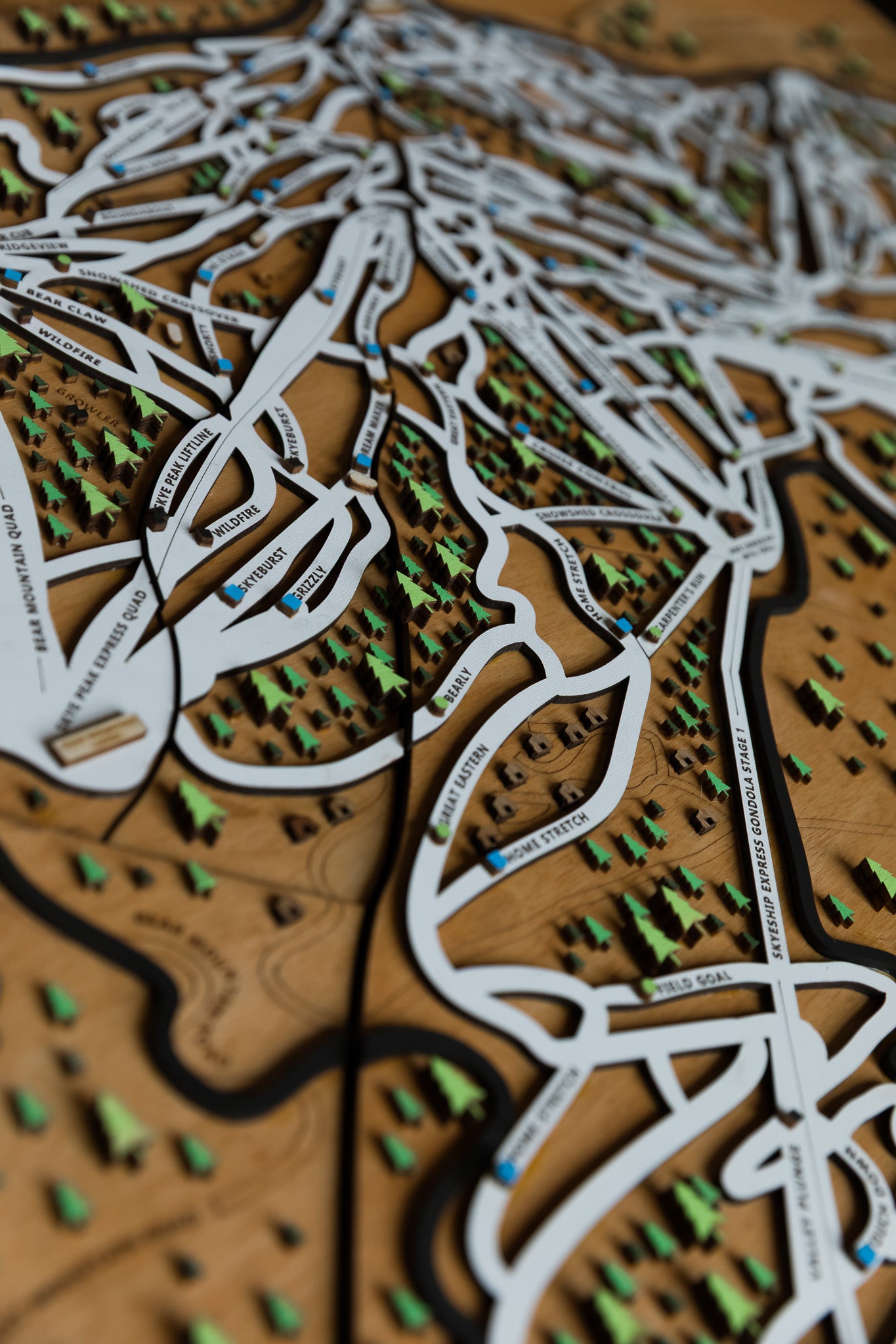 
                  
                    Killington - Vermont Wooden Winter Map
                  
                