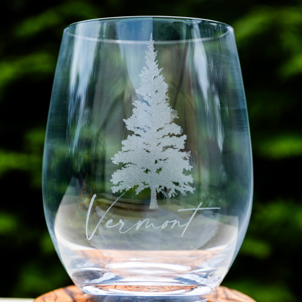 Vermont Wine Glass Gift