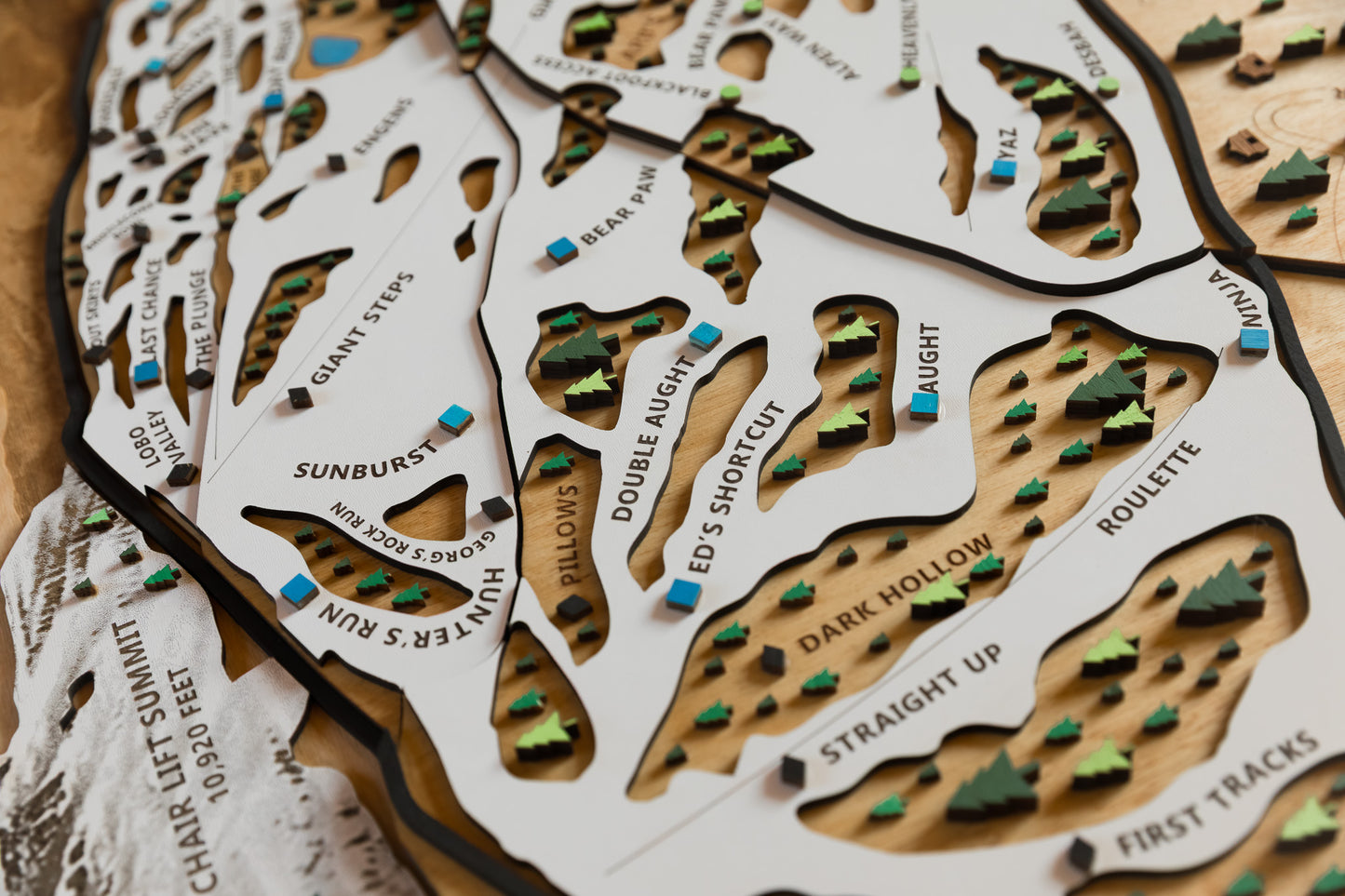 
                  
                    Brian Head Ski Map | Layered Wooden Ski Trail Map | Utah Mountain Art | Brian Head Ski Resort Decor | Ski House Wall Art
                  
                