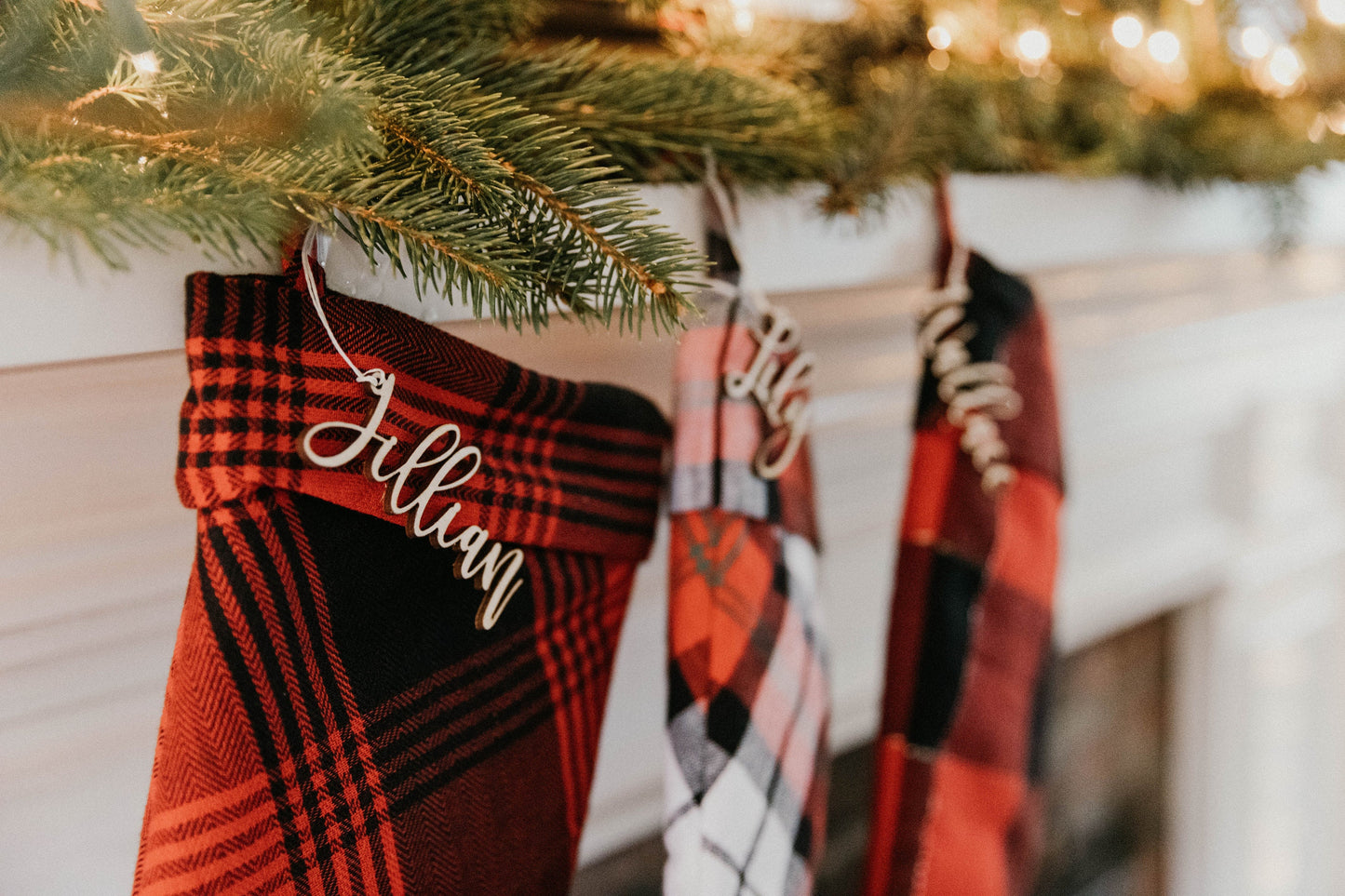 
                  
                    Wooden Stocking Names | Stocking Name Tag | Personalized Stocking Decor | Rustic Christmas | Stocking Names
                  
                