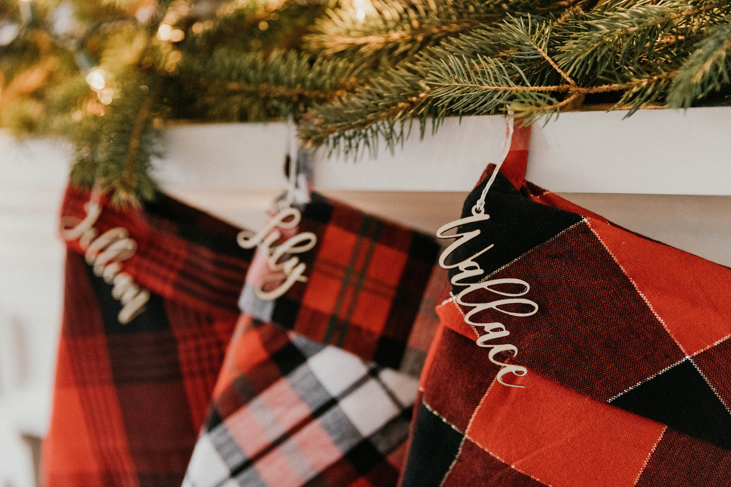 
                  
                    Wooden Stocking Names | Stocking Name Tag | Personalized Stocking Decor | Rustic Christmas | Stocking Names
                  
                