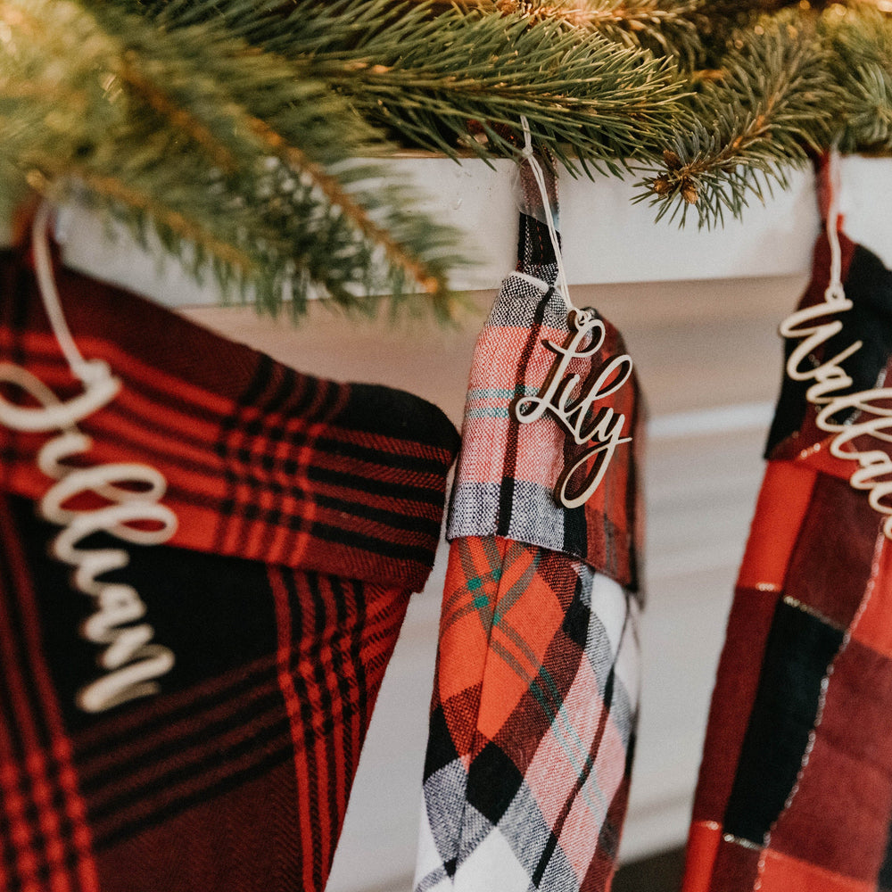 
                  
                    Wooden Stocking Names | Stocking Name Tag | Personalized Stocking Decor | Rustic Christmas | Stocking Names
                  
                