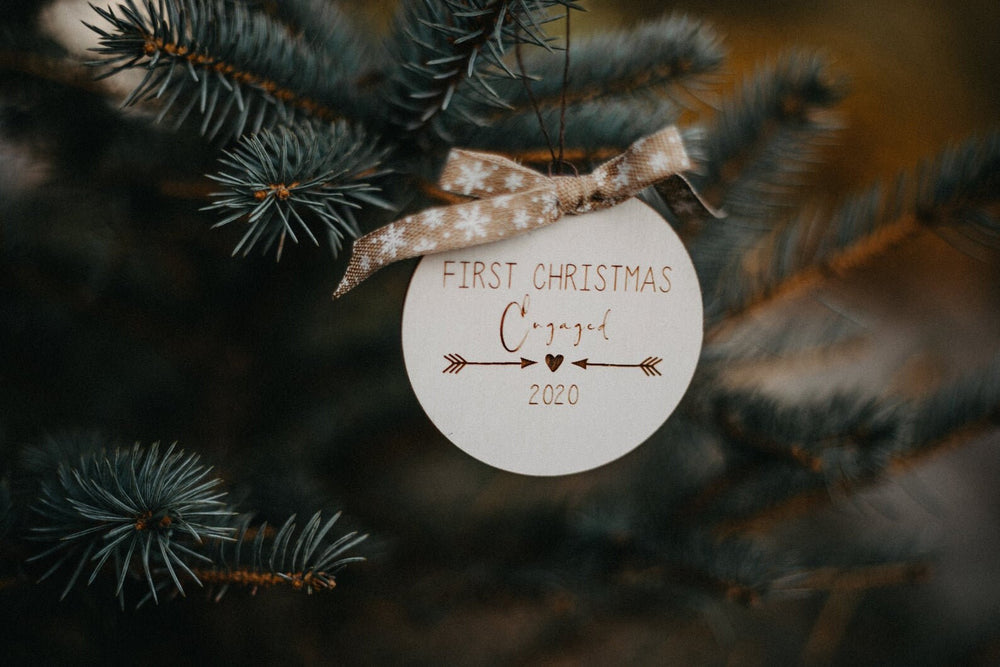 First Christmas Ornament | 2021 Christmas | Engaged Christmas Ornament | Customized ornaments