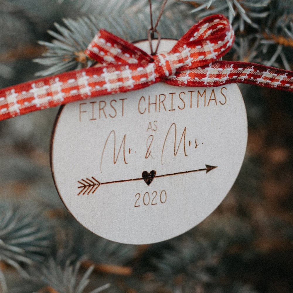 First Christmas Ornament | 2021 Christmas | Married Christmas Ornament | Customized ornaments