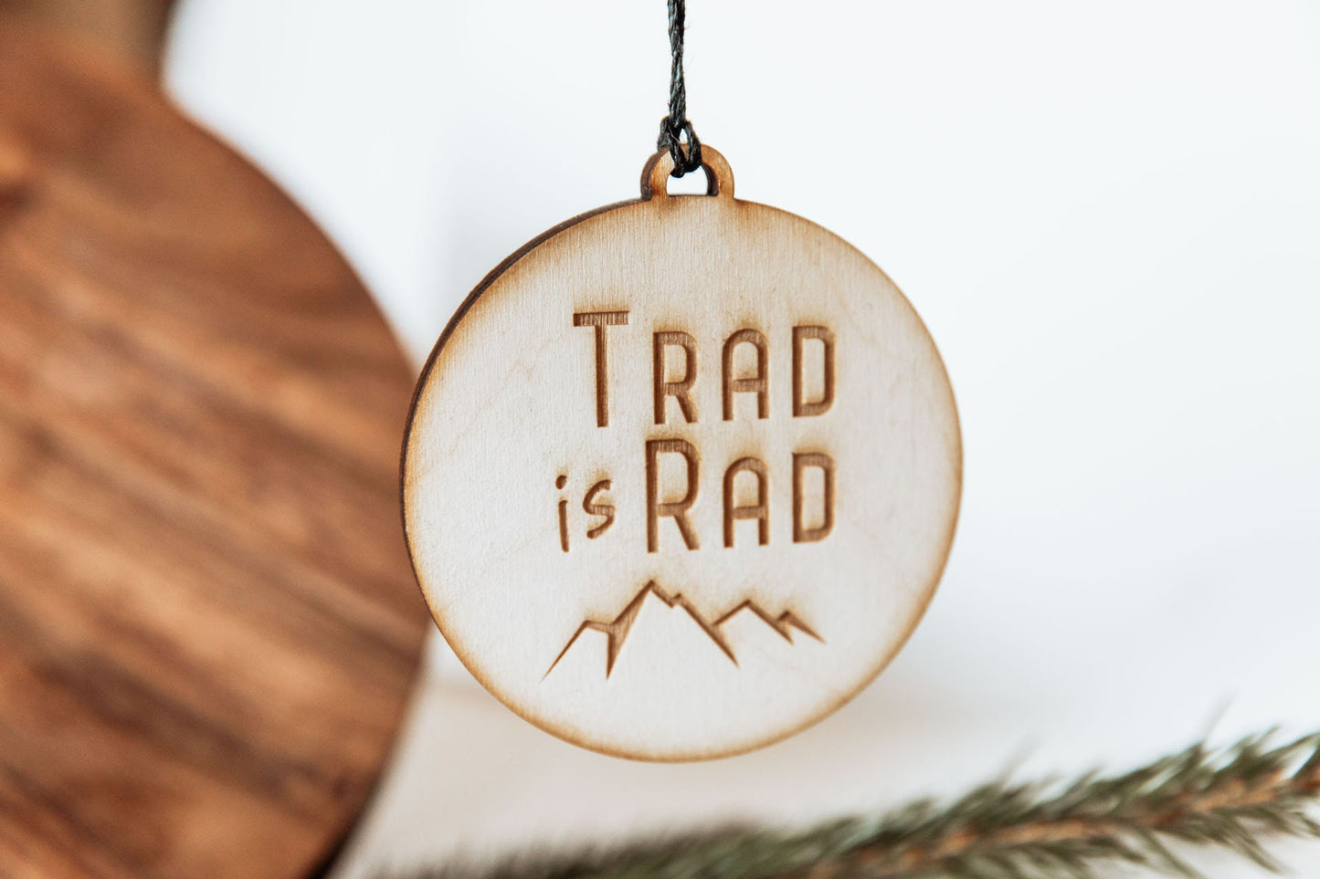 
                  
                    Trad is Rad | Climber Ornament | Climber Gift | Trad Climbing
                  
                