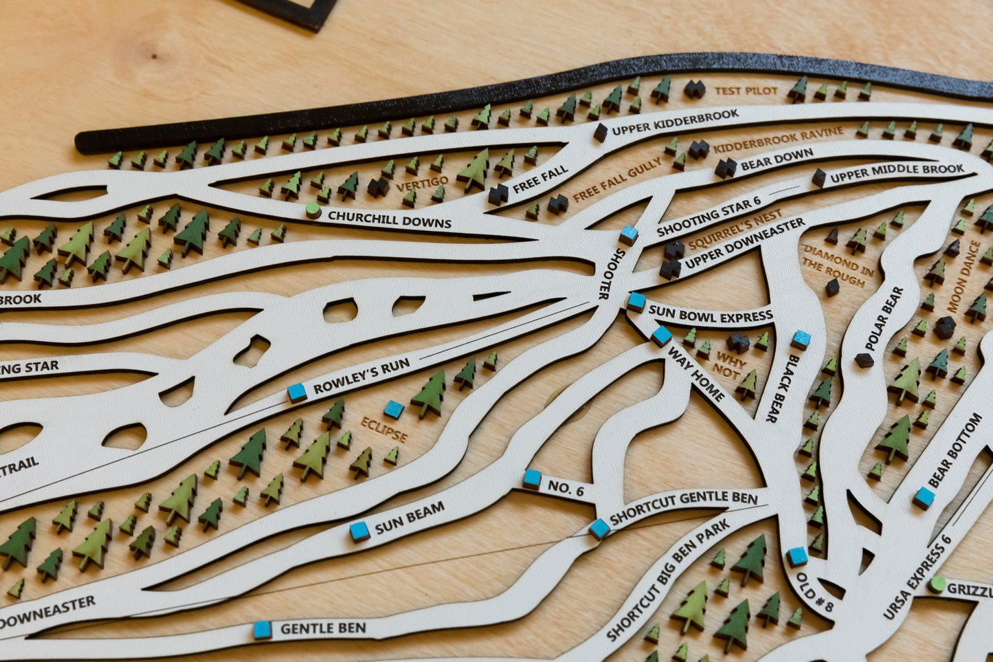 
                  
                    Stratton Vermont Wooden Ski Map | Custom Ski Map Art | Skiing | Snowboarding
                  
                