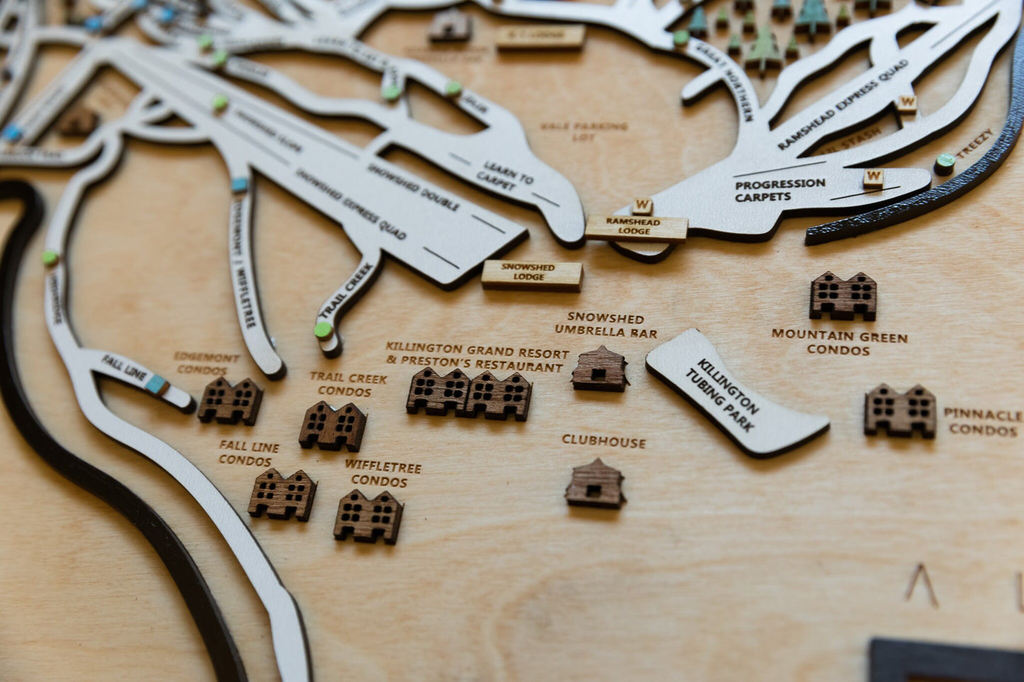 
                  
                    Killington Wooden Ski Map | Gift for Skiers | Gift for Snowboarders | Mountain Design
                  
                