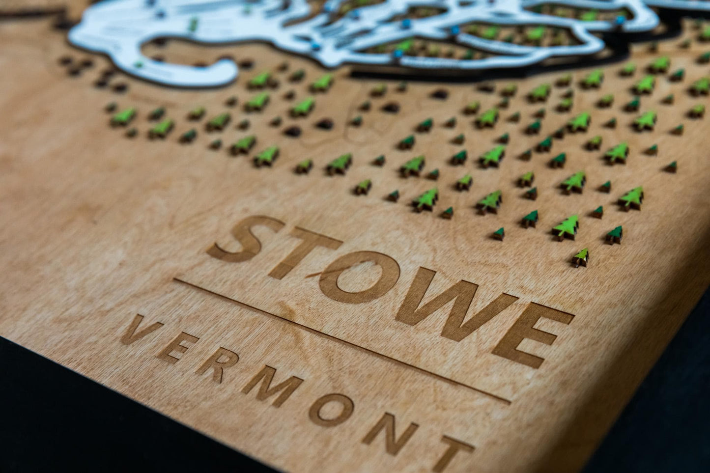 
                  
                    Stowe wooden ski map
                  
                