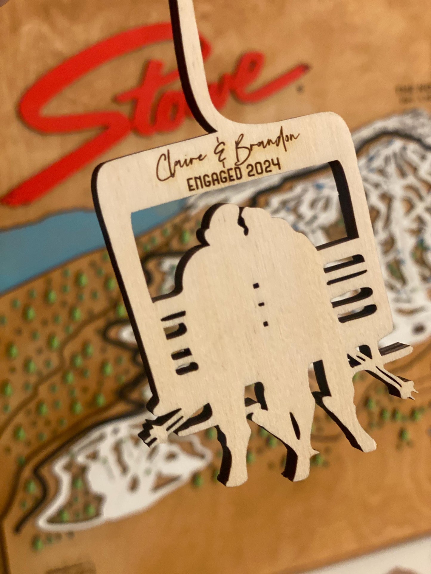 ski ornament 
ski gift