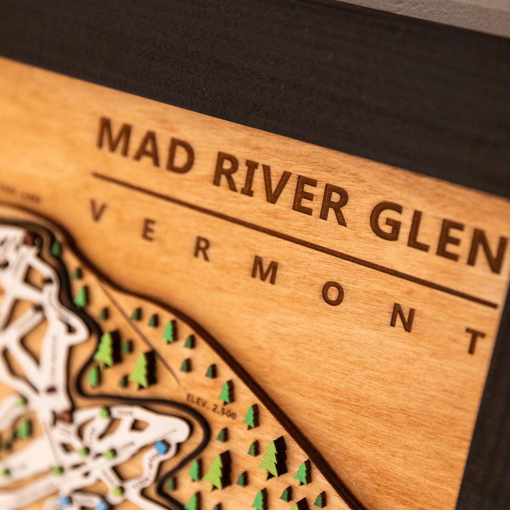 
                  
                    Original Mad River Glen | Mountain Art | Fayston Vermont | Skier Snowboarder Gift | Vermont Home Decor | Ski House
                  
                