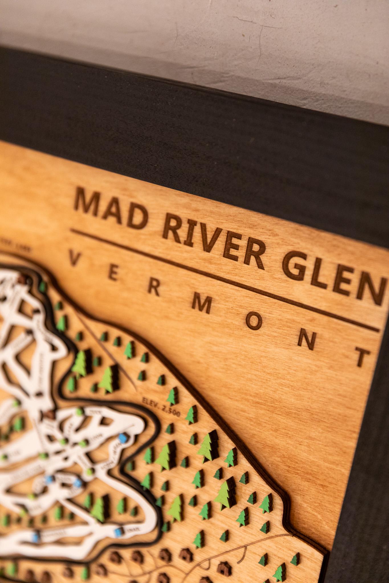 
                  
                    Original Mad River Glen | Mountain Art | Fayston Vermont | Skier Snowboarder Gift | Vermont Home Decor | Ski House
                  
                