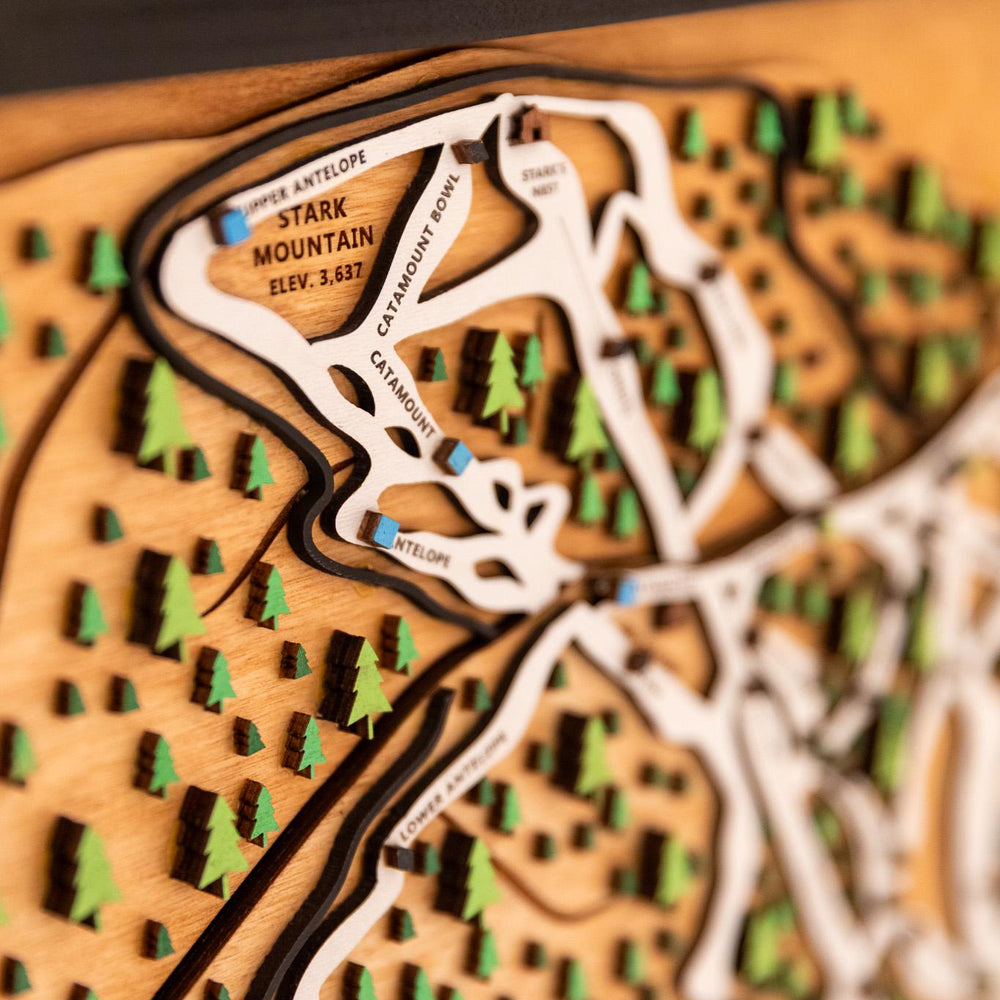 
                  
                    Original Mad River Glen | Mountain Art | Fayston Vermont | Skier Snowboarder Gift | Vermont Home Decor | Ski House
                  
                