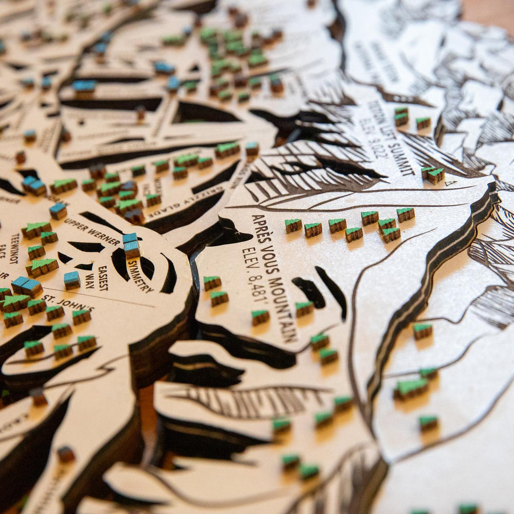 
                  
                    Jackson Hole Wooden Ski Map | Wyoming Ski Decor | Mountain Art | Ski and Snowboard Gifts
                  
                