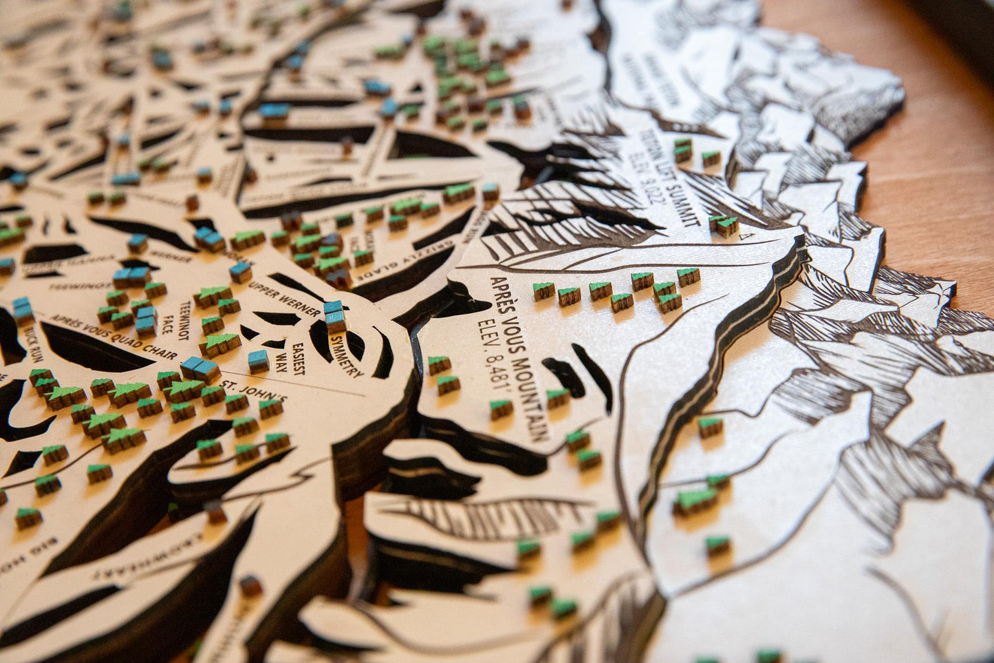 
                  
                    Jackson Hole Wooden Ski Map | Wyoming Ski Decor | Mountain Art | Ski and Snowboard Gifts
                  
                