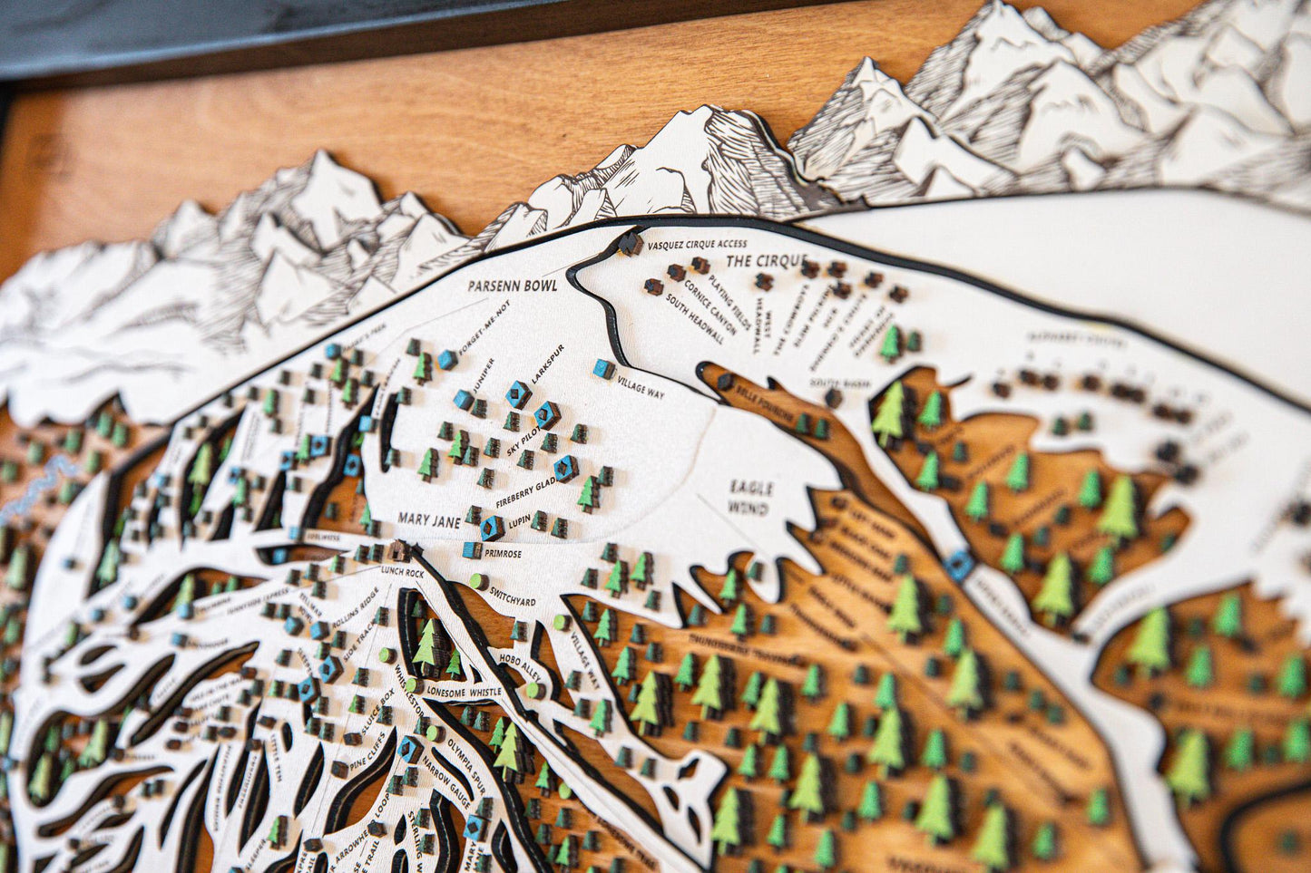 
                  
                    Original Winter Park Wooden Ski Map | Mountain Art | Colorado | Skier Snowboarder Gift | Vermont Home Decor | Ski House
                  
                