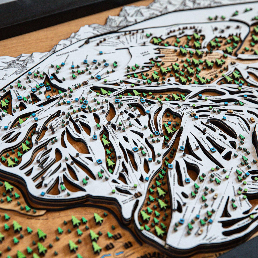 
                  
                    Original Winter Park Wooden Ski Map | Mountain Art | Colorado | Skier Snowboarder Gift | Vermont Home Decor | Ski House
                  
                