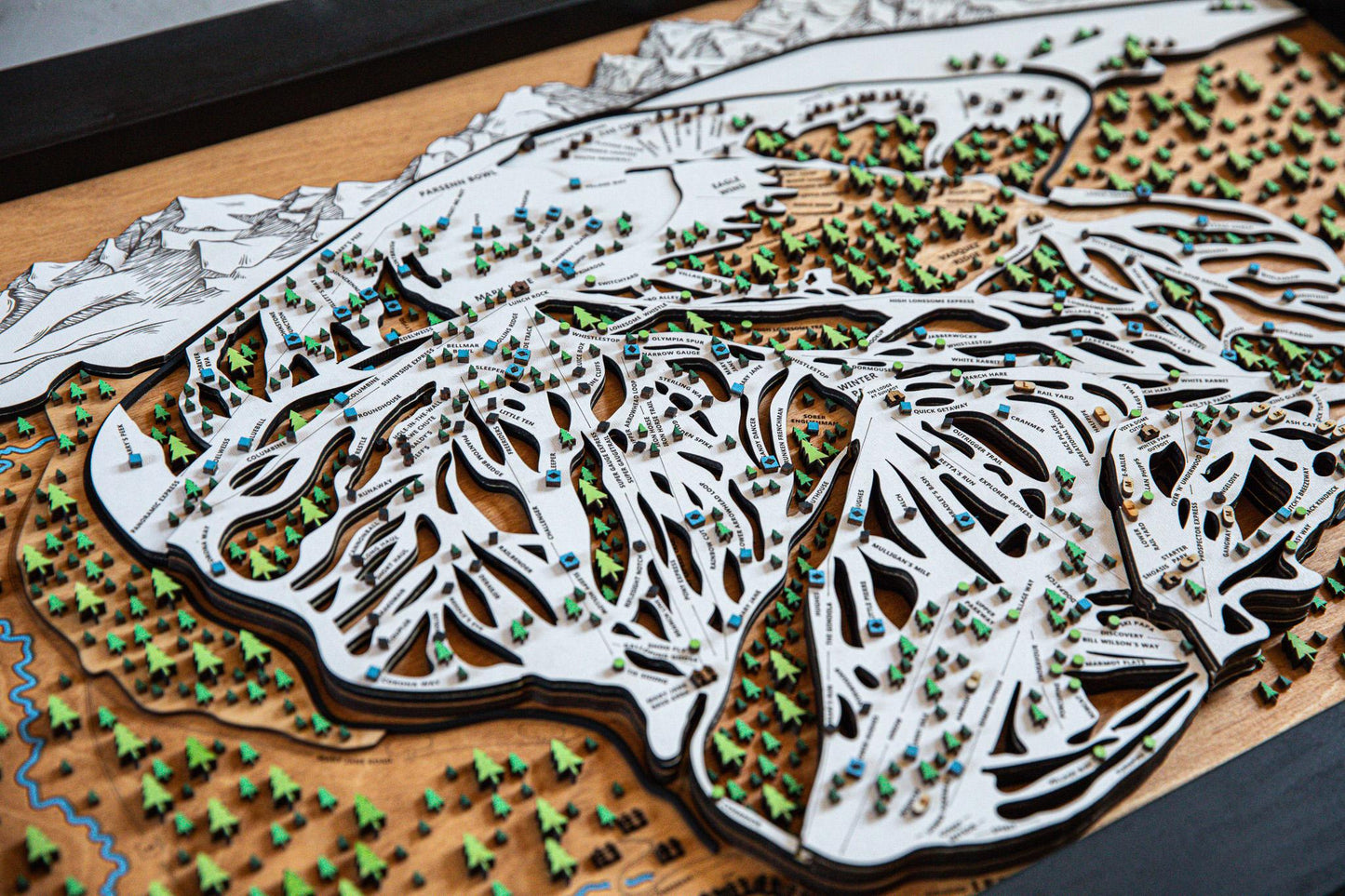 
                  
                    Original Winter Park Wooden Ski Map | Mountain Art | Colorado | Skier Snowboarder Gift | Vermont Home Decor | Ski House
                  
                