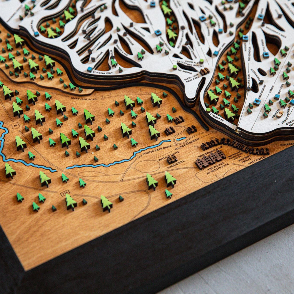 
                  
                    Original Winter Park Wooden Ski Map | Mountain Art | Colorado | Skier Snowboarder Gift | Vermont Home Decor | Ski House
                  
                