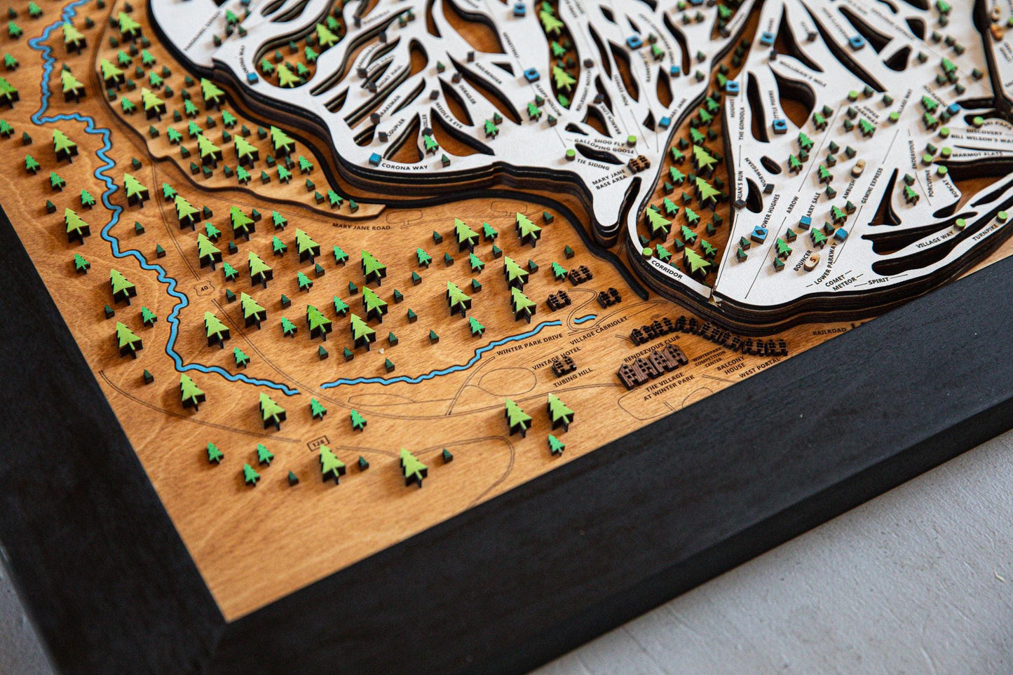
                  
                    Original Winter Park Wooden Ski Map | Mountain Art | Colorado | Skier Snowboarder Gift | Vermont Home Decor | Ski House
                  
                