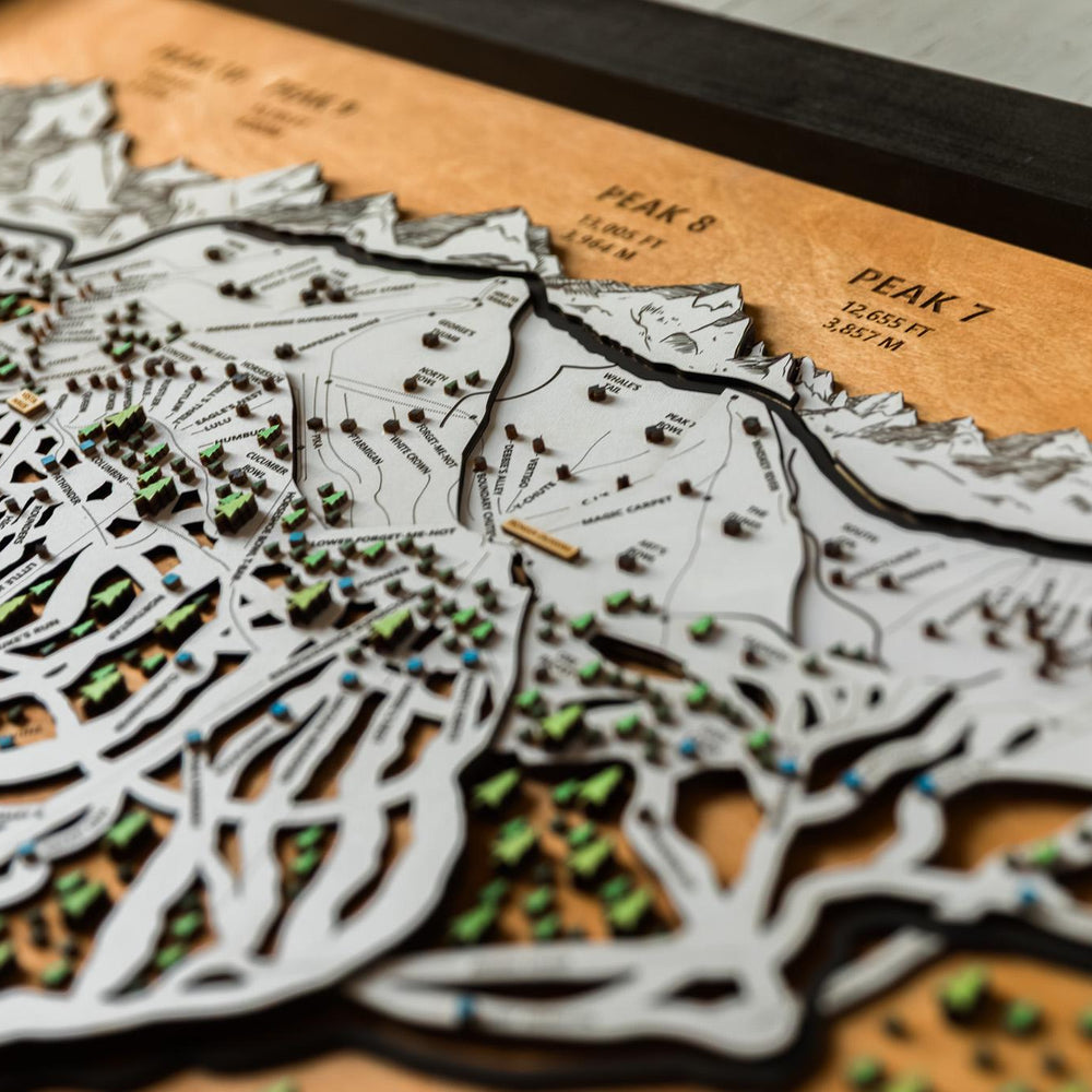 
                  
                    Breckenridge Wooden Ski Map | Ski Map Art | Colorado Art | Mountain Art | Ski House | Ski Snowboarding Gift | Ski Dad
                  
                
