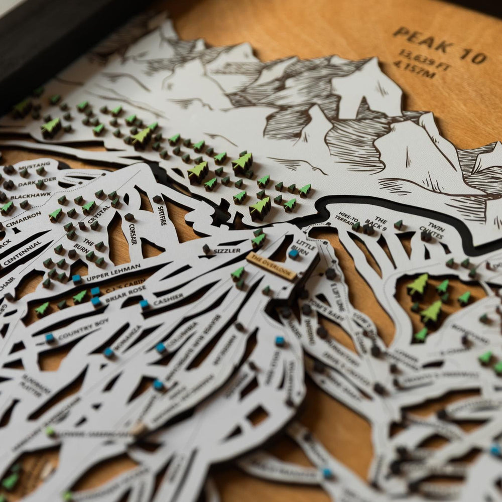 
                  
                    Breckenridge Wooden Ski Map | Ski Map Art | Colorado Art | Mountain Art | Ski House | Ski Snowboarding Gift | Ski Dad
                  
                