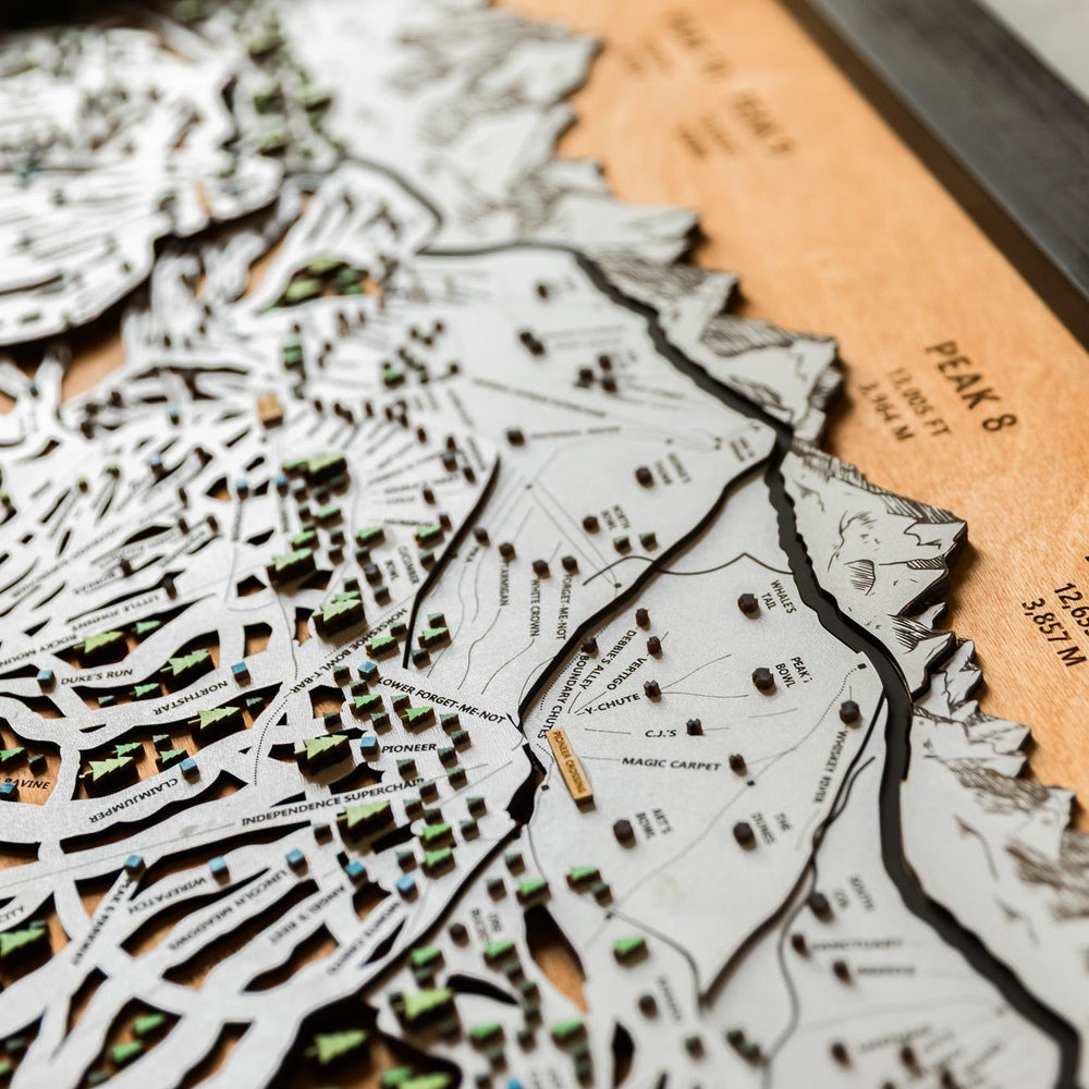 
                  
                    Breckenridge Wooden Ski Map | Ski Map Art | Colorado Art | Mountain Art | Ski House | Ski Snowboarding Gift | Ski Dad
                  
                