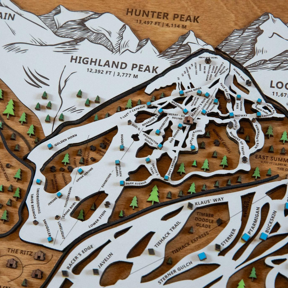 
                  
                    Original Aspen Snowmass Wooden Ski Map | Mountain Art | Colorado | Skier Snowboarder Gift | ColoradoHome Decor | Ski House
                  
                
