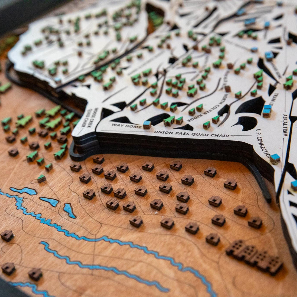 
                  
                    Jackson Hole Wooden Ski Map | Wyoming Ski Decor | Mountain Art | Ski and Snowboard Gifts
                  
                