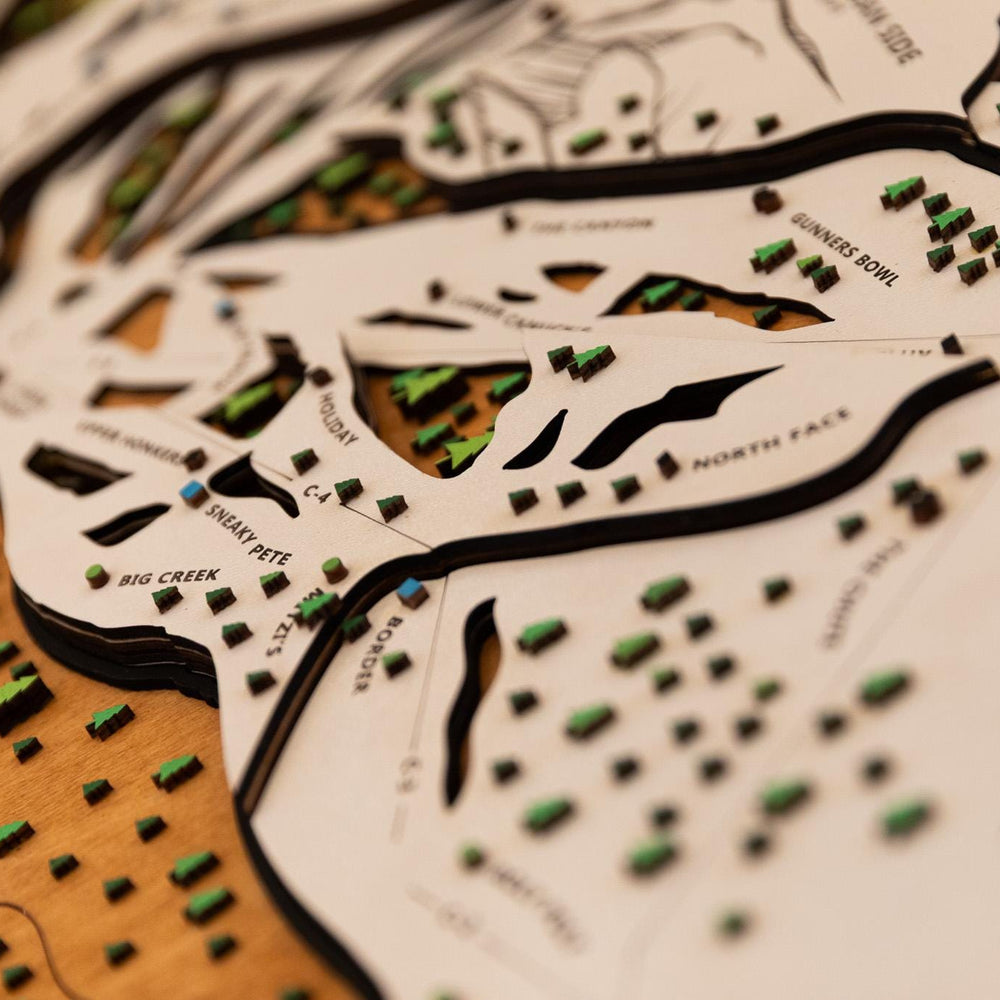 
                  
                    Original Mount Baker Wooden Ski Map | Mountain Art | Washington | Skier Snowboarder Gift | Washington Home Decor | Ski House
                  
                