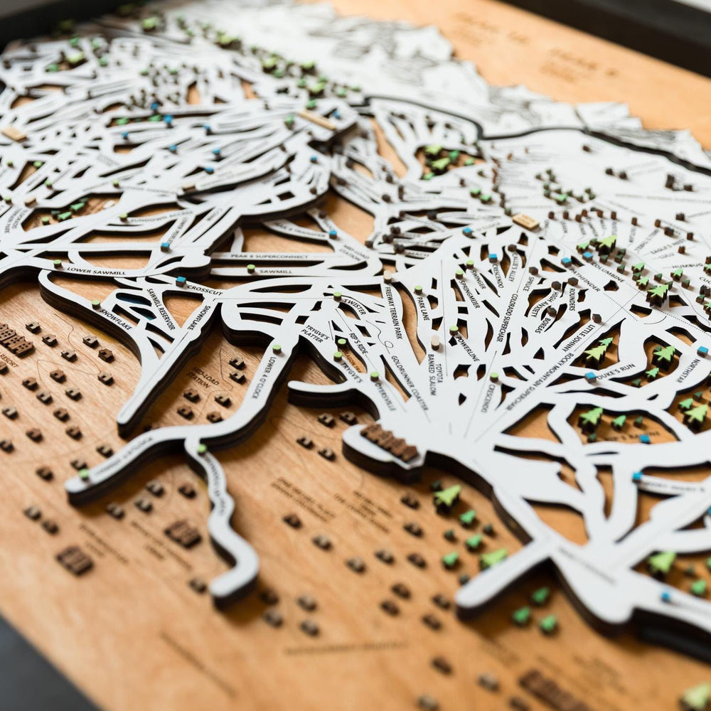 
                  
                    Breckenridge Wooden Ski Map | Ski Map Art | Colorado Art | Mountain Art | Ski House | Ski Snowboarding Gift | Ski Dad
                  
                