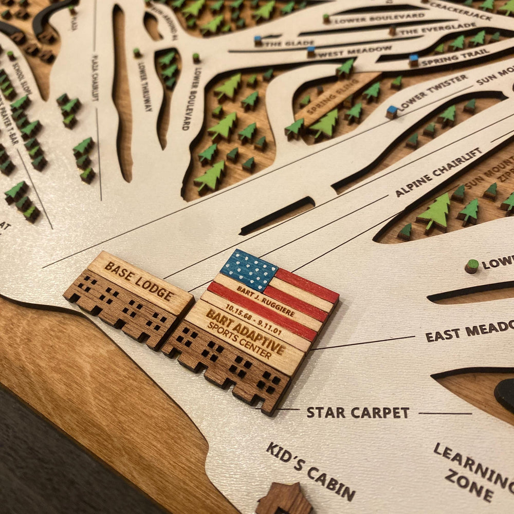 
                  
                    Custom Engraving or Addition to Wooden Ski Map
                  
                