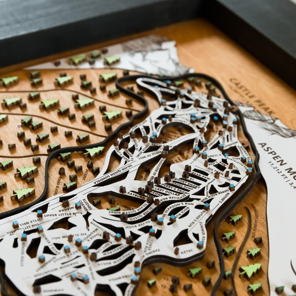 
                  
                    Original Aspen Snowmass Wooden Ski Map | Mountain Art | Colorado | Skier Snowboarder Gift | ColoradoHome Decor | Ski House
                  
                