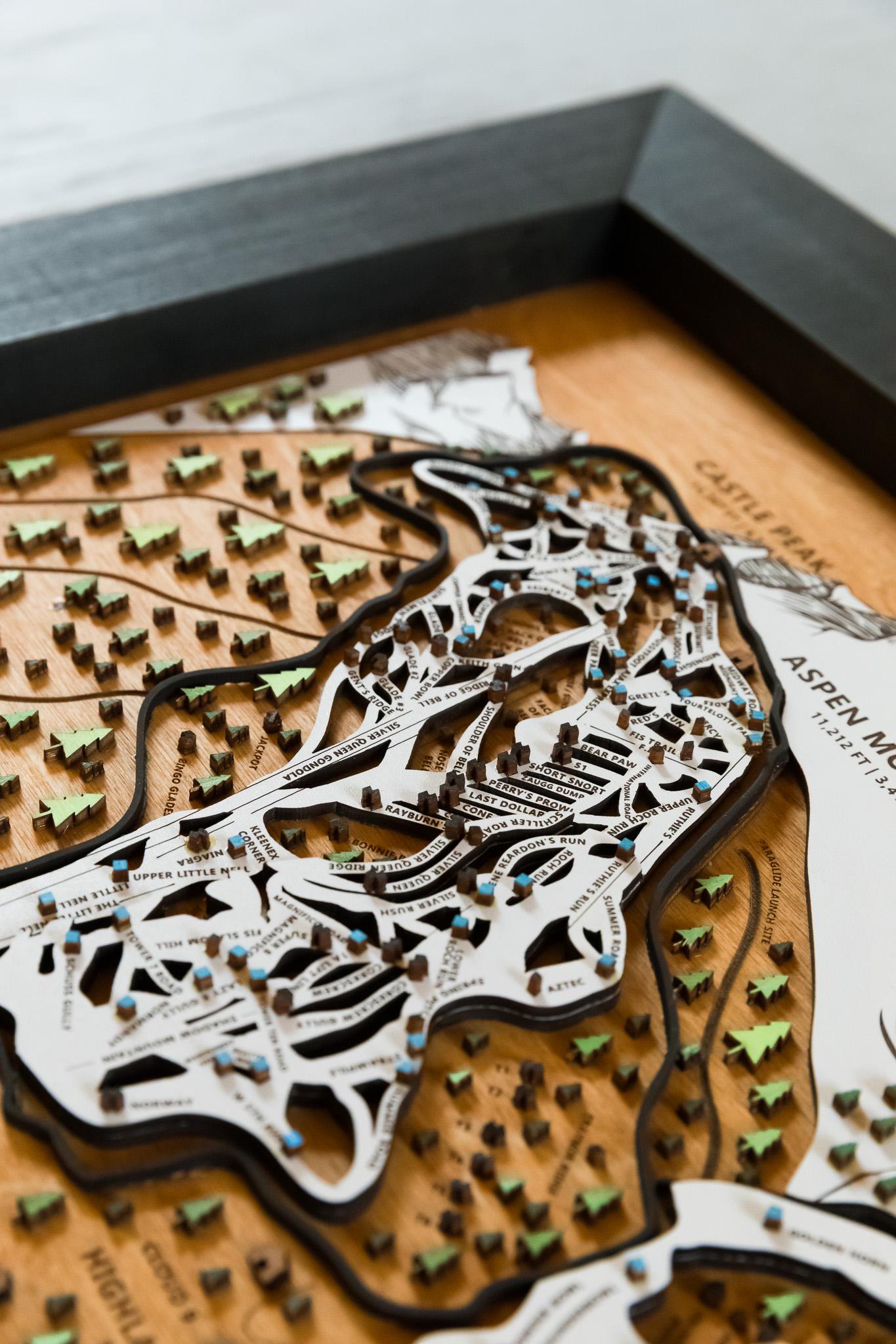 
                  
                    Original Aspen Snowmass Wooden Ski Map | Mountain Art | Colorado | Skier Snowboarder Gift | ColoradoHome Decor | Ski House
                  
                