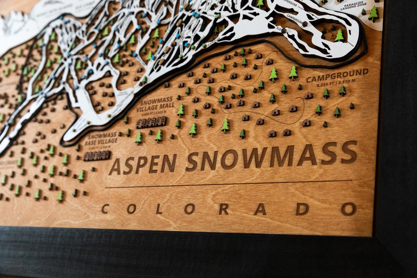 
                  
                    Original Aspen Snowmass Wooden Ski Map | Mountain Art | Colorado | Skier Snowboarder Gift | ColoradoHome Decor | Ski House
                  
                