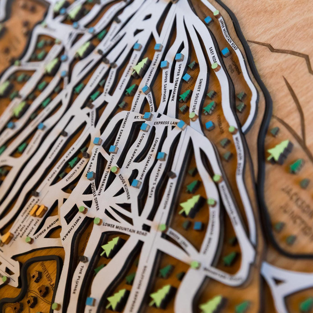 
                  
                    Original Okemo Wooden Ski Map | Mountain Art | Okemo Vermont | Skier Snowboarder Gift | Vermont Home Decor | Ski House
                  
                