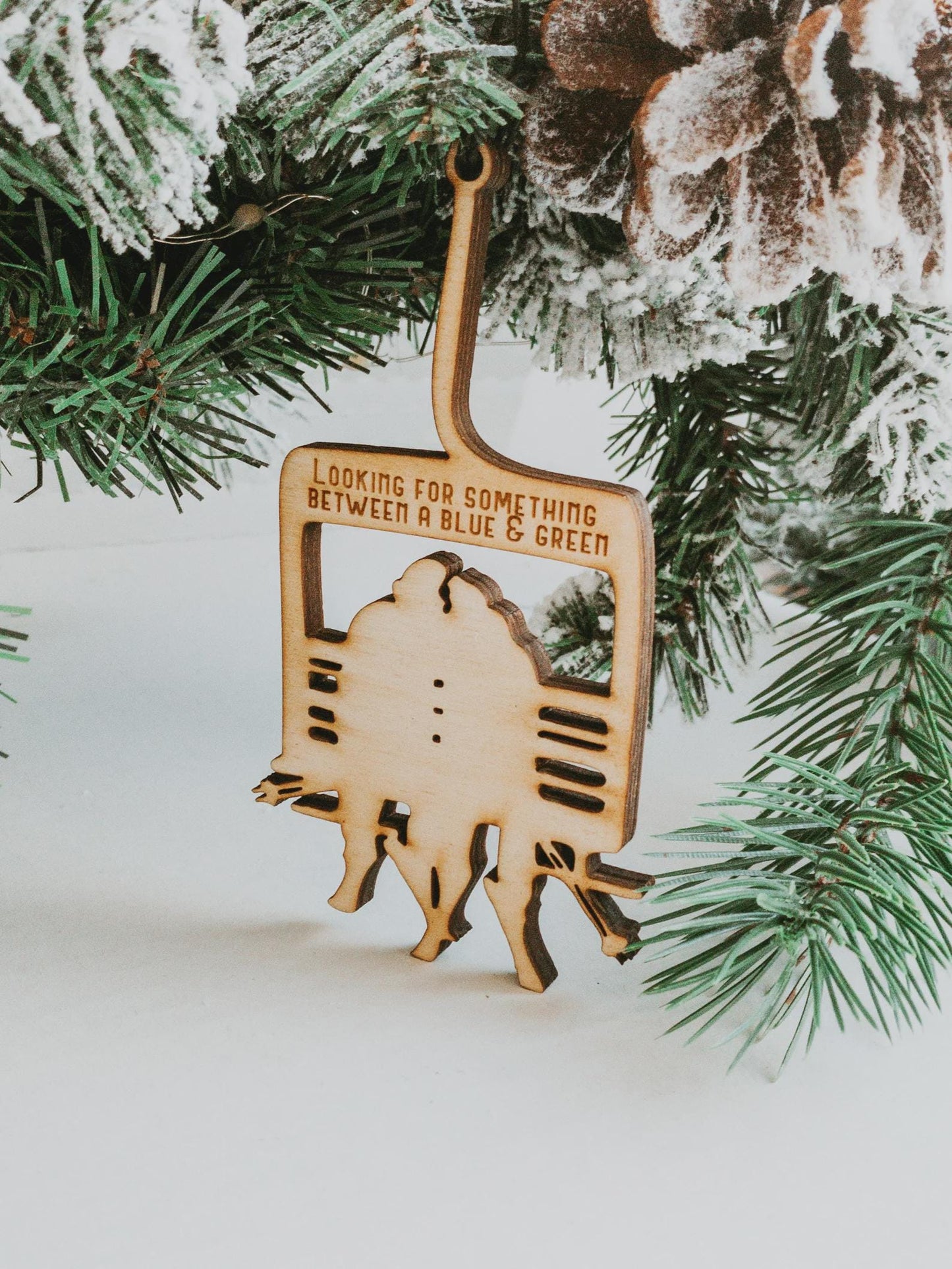 
                  
                    Skier Ornament | Mountain Decor | Ski Decor | Rustic Christmas
                  
                