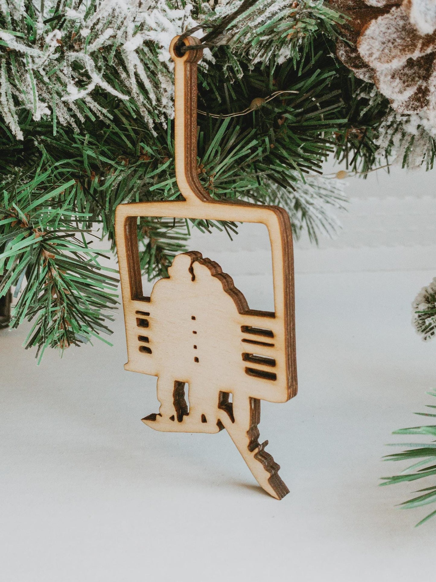 
                  
                    Skier Ornament | Mountain Decor | Ski Decor | Rustic Christmas
                  
                