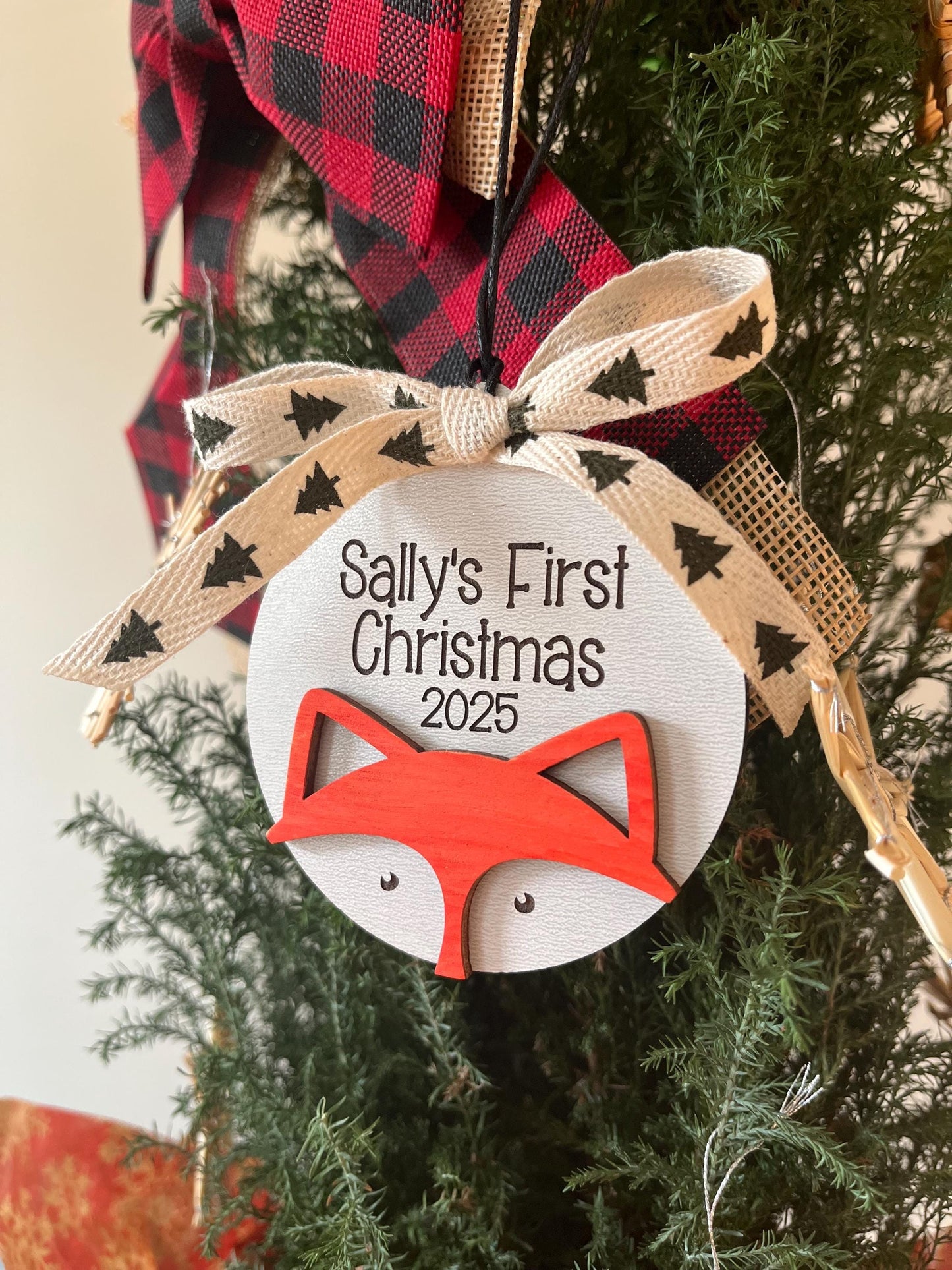 
                  
                    Baby's First Christmas Ornament Bear | 2024 Christmas | Customized ornaments
                  
                