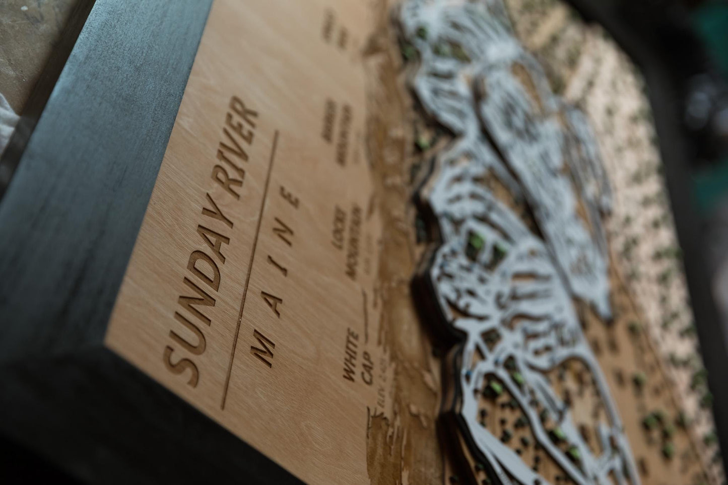 
                  
                    Sunday River Ski Map | Layered Wooden Ski Trail Map | Maine Mountain Art | Sunday River Resort Decor | Ski House Wall Art
                  
                