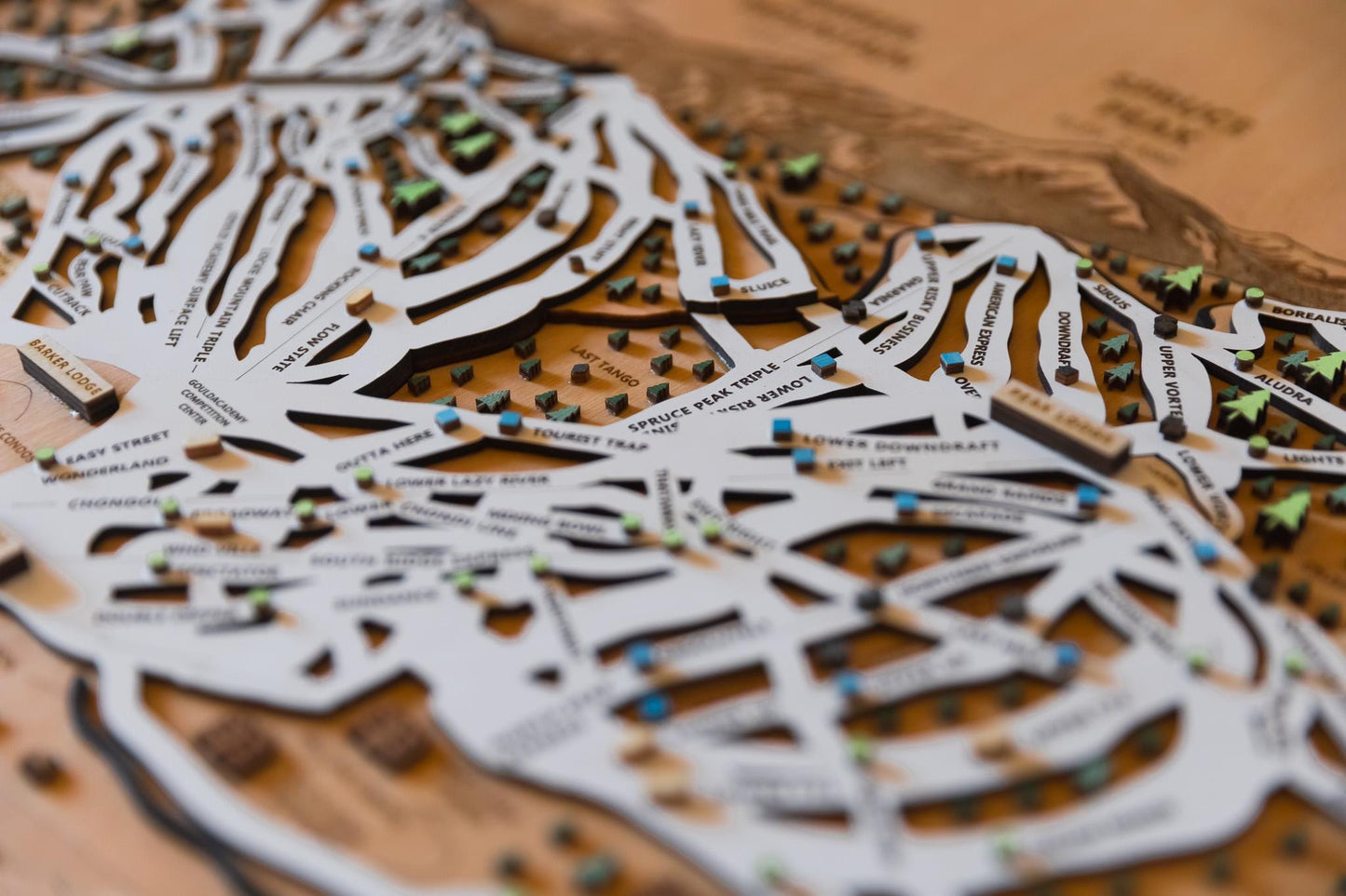
                  
                    Sunday River Ski Map | Layered Wooden Ski Trail Map | Maine Mountain Art | Sunday River Resort Decor | Ski House Wall Art
                  
                