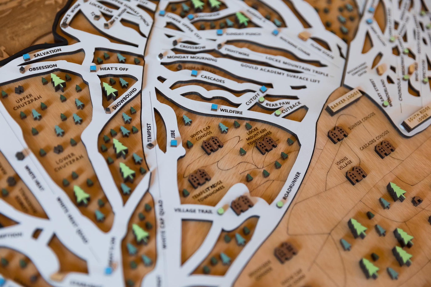 
                  
                    Sunday River Ski Map | Layered Wooden Ski Trail Map | Maine Mountain Art | Sunday River Resort Decor | Ski House Wall Art
                  
                