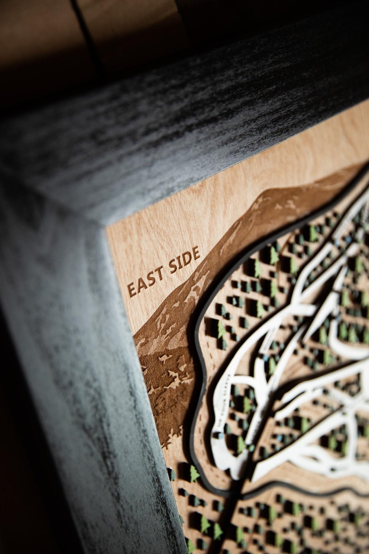 
                  
                    Magic Mountain Ski Map | Layered Wooden Ski Trail Map | Vermont Mountain Art | Magic Resort Decor | Ski House Wall Art
                  
                