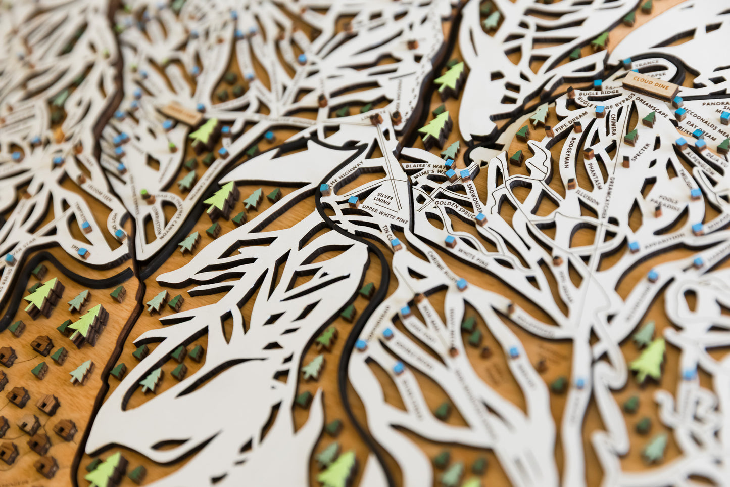 
                  
                    Park City Utah Wooden Ski Map Art Ski house
                  
                