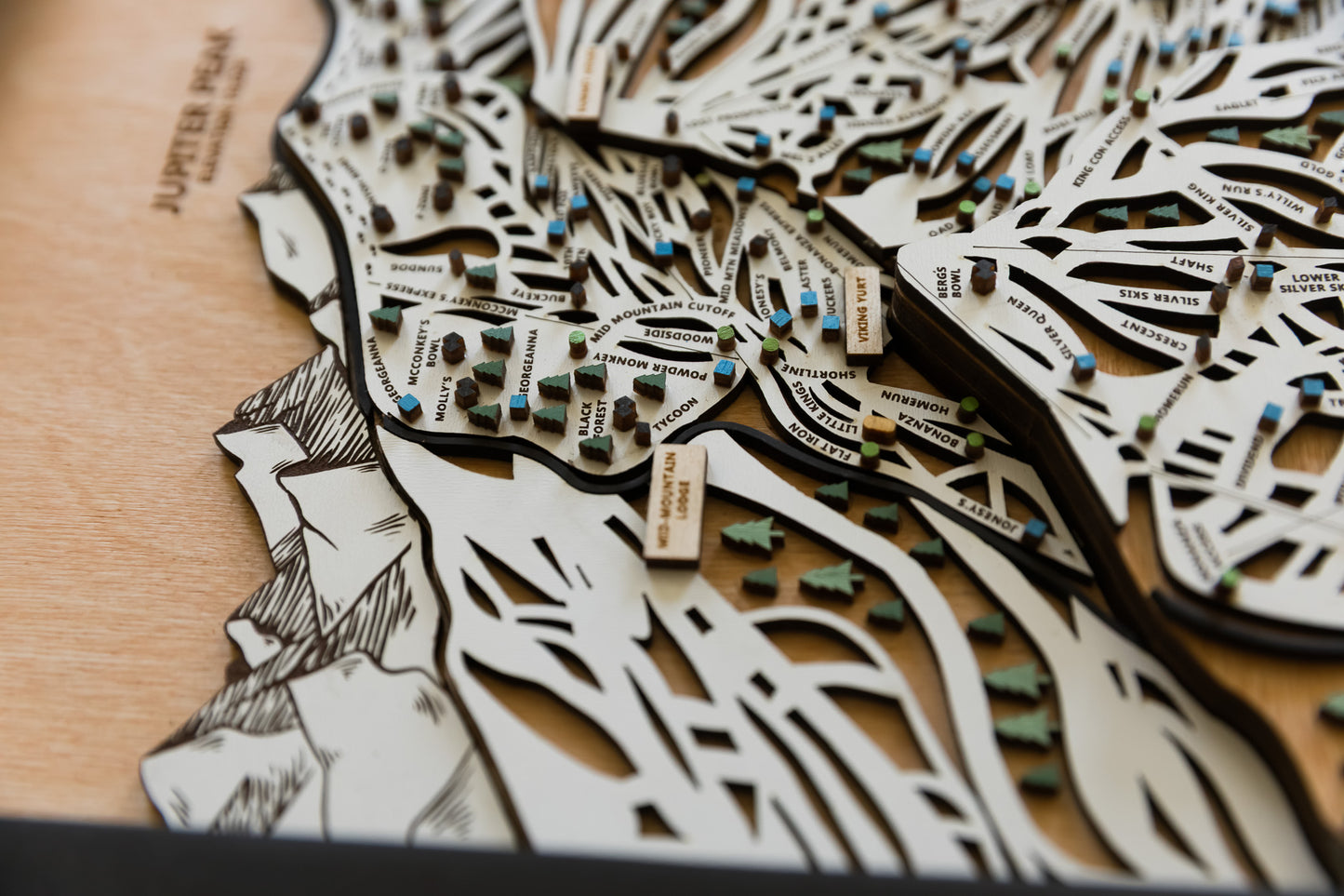 
                  
                    Park City Utah Wooden Ski Map Art Ski house
                  
                