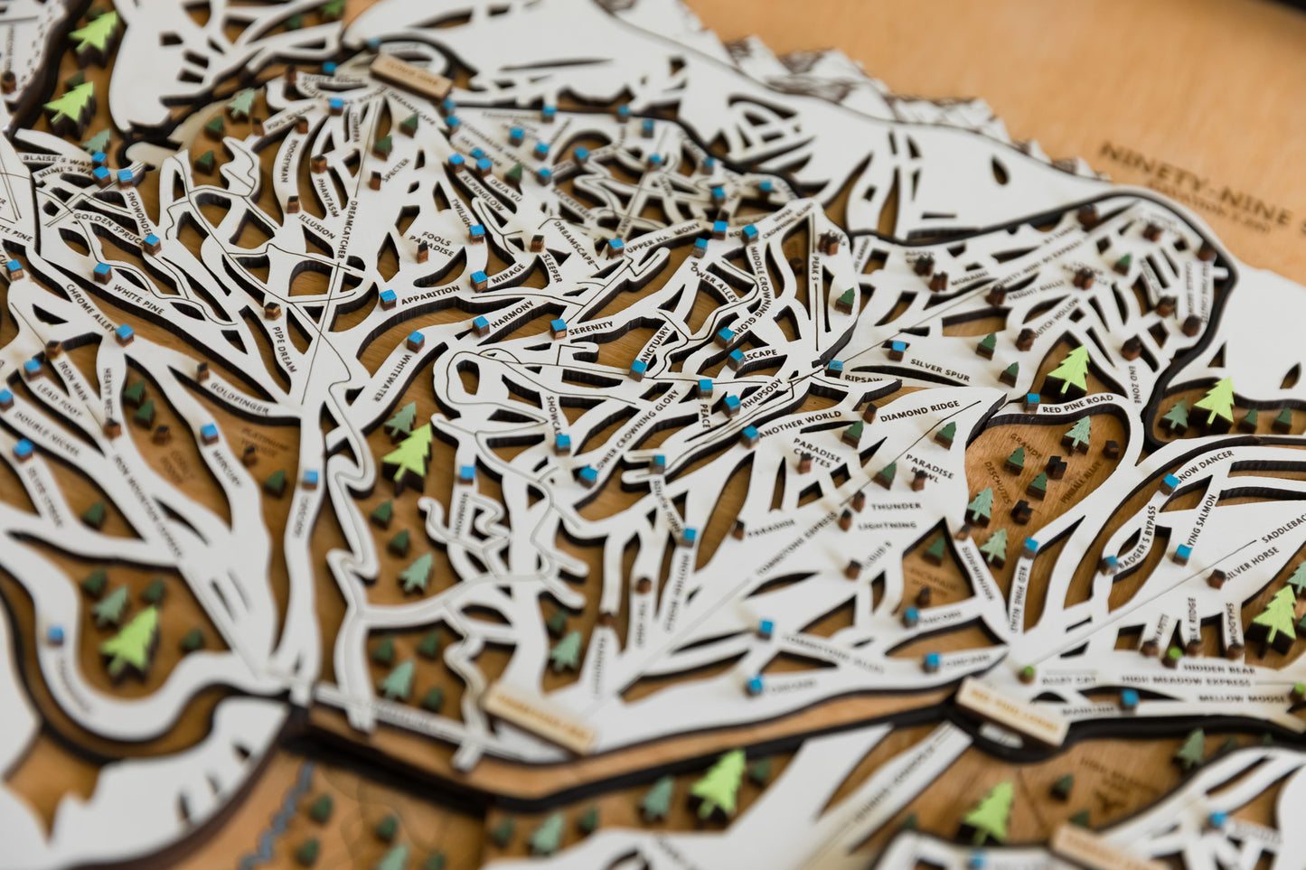 
                  
                    Park City Utah Wooden Ski Map Art Ski house
                  
                